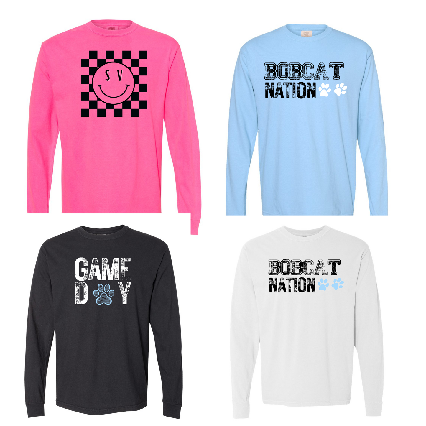 Game "OUT" Bobcat Long Sleeve T-Shirt