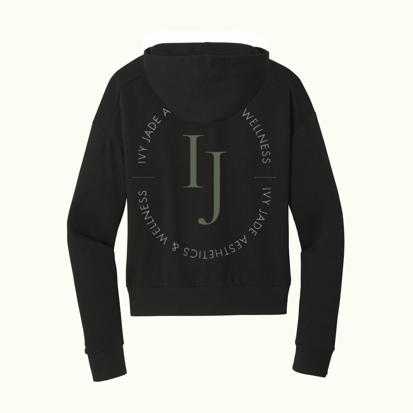 Ivy Jade Tri Fleece 1/2 Zip Hoodie Sweatshirt Women's