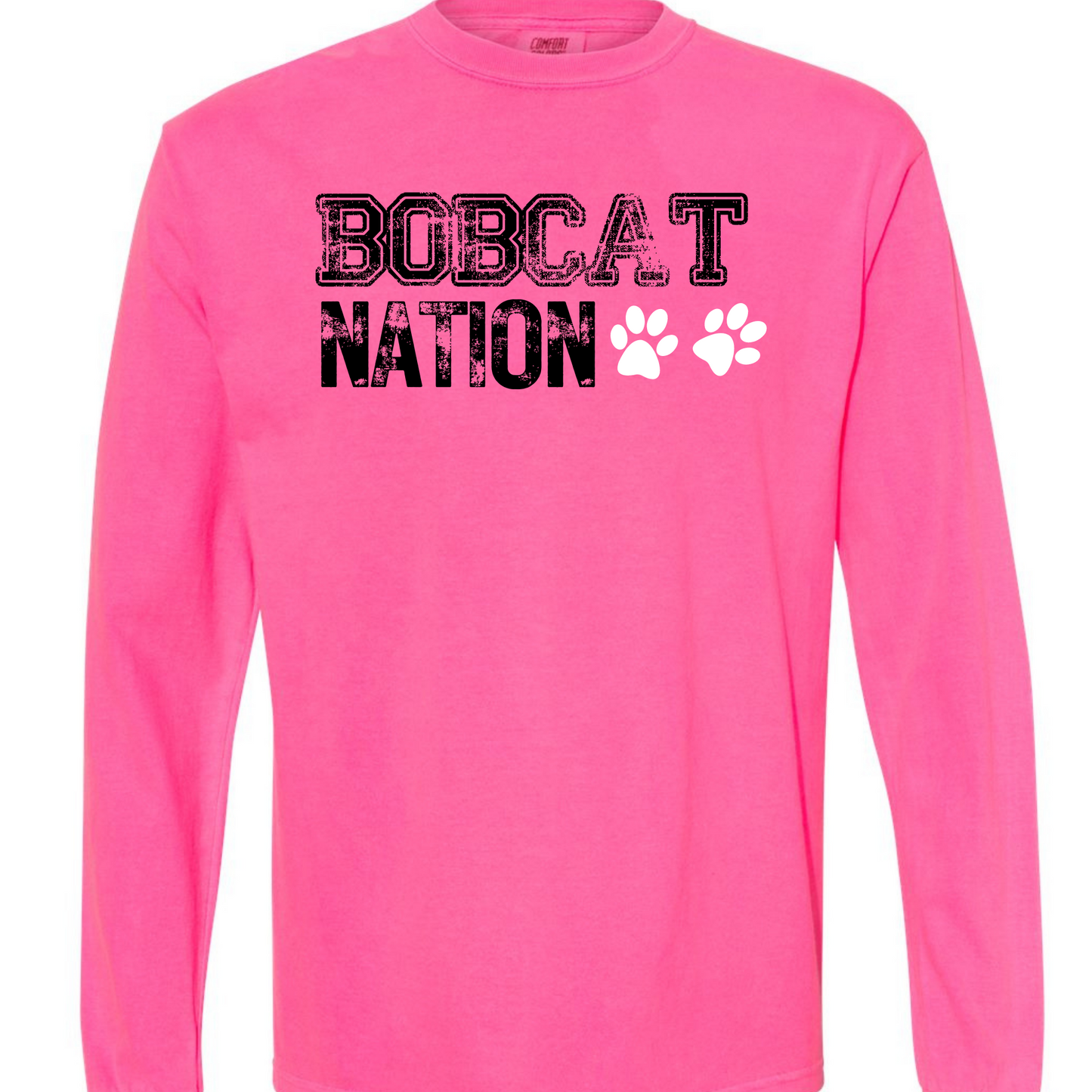 Game "OUT"  Bobcat Long Sleeve T-Shirt