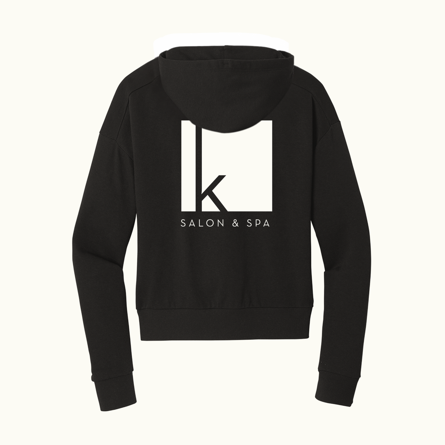 K Spa- Women's Tri Fleece 1/2 Zip  Hoodie Sweatshirt