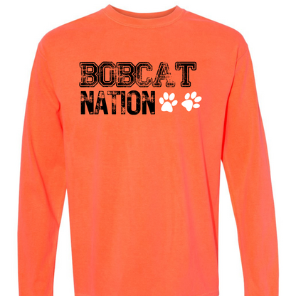 Game "OUT"  Bobcat Long Sleeve T-Shirt