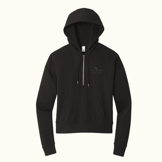 Ivy Jade Tri Fleece 1/2 Zip  Hoodie Sweatshirt Women's