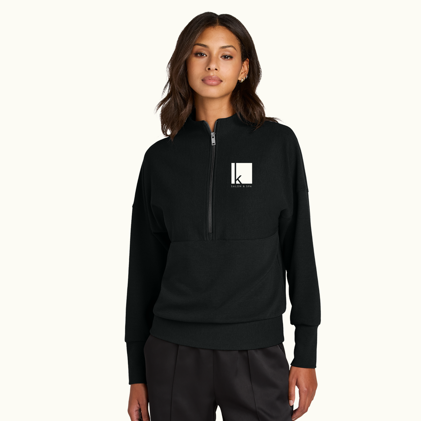 K Spa Linear Texture 1/4-Zip