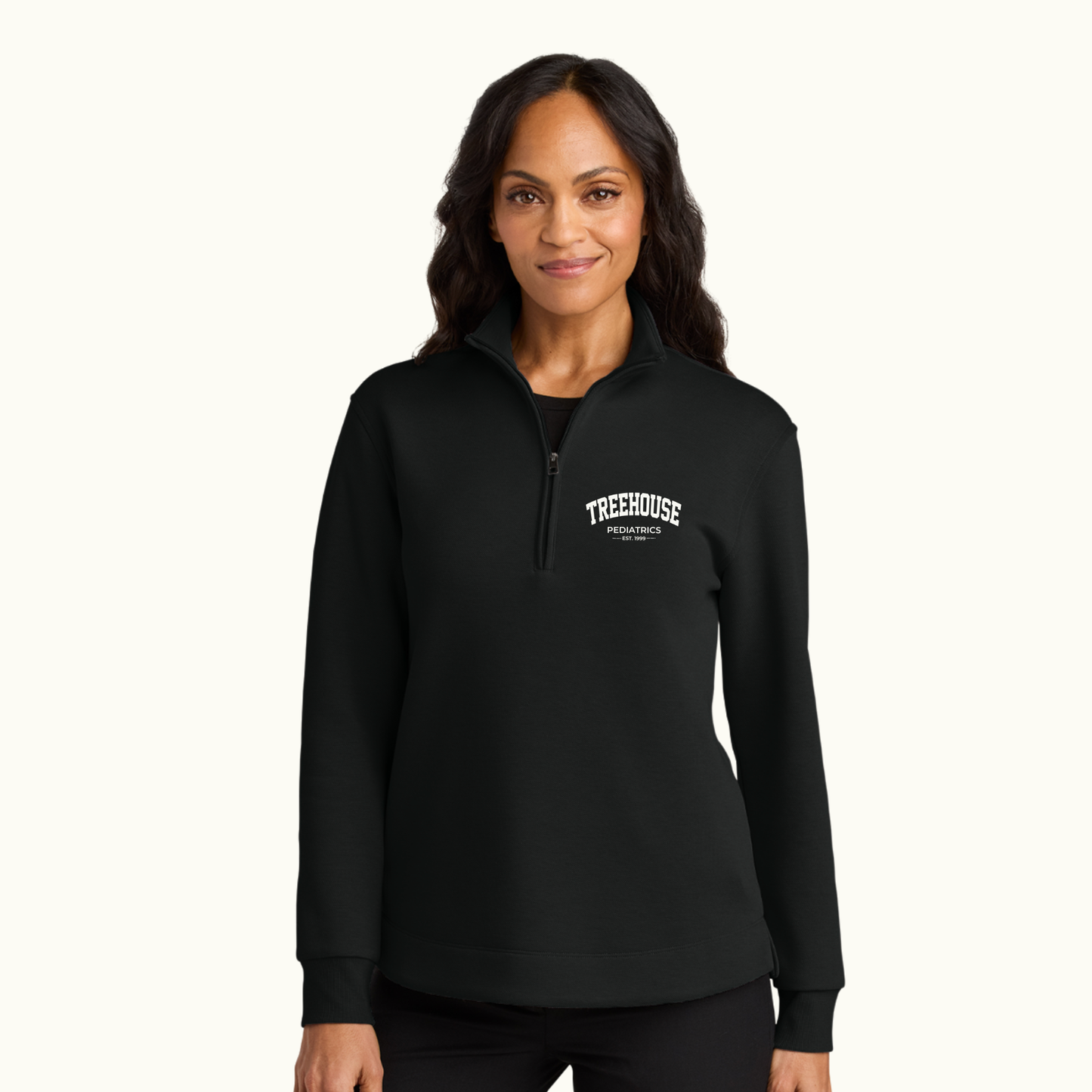 Treehouse- Women's Wearever Signature Double Pique 1/4 Zip