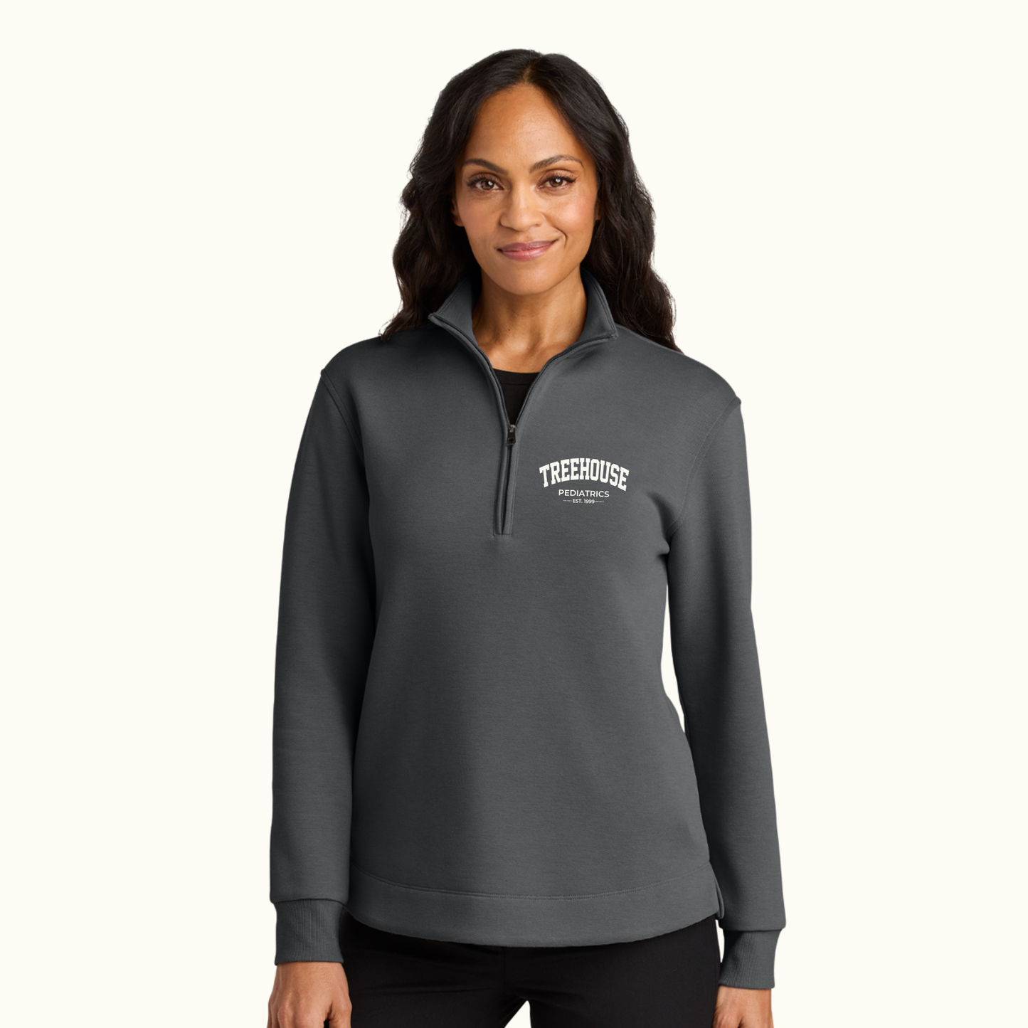 Treehouse- Women's Wearever Signature Double Pique 1/4 Zip
