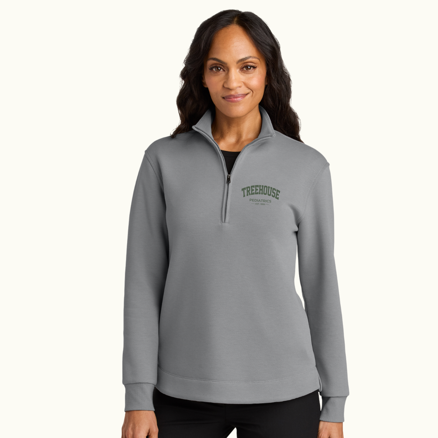 Treehouse- Women's Wearever Signature Double Pique 1/4 Zip