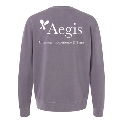 Aegis pigment dyed Crewneck Sweatshirt