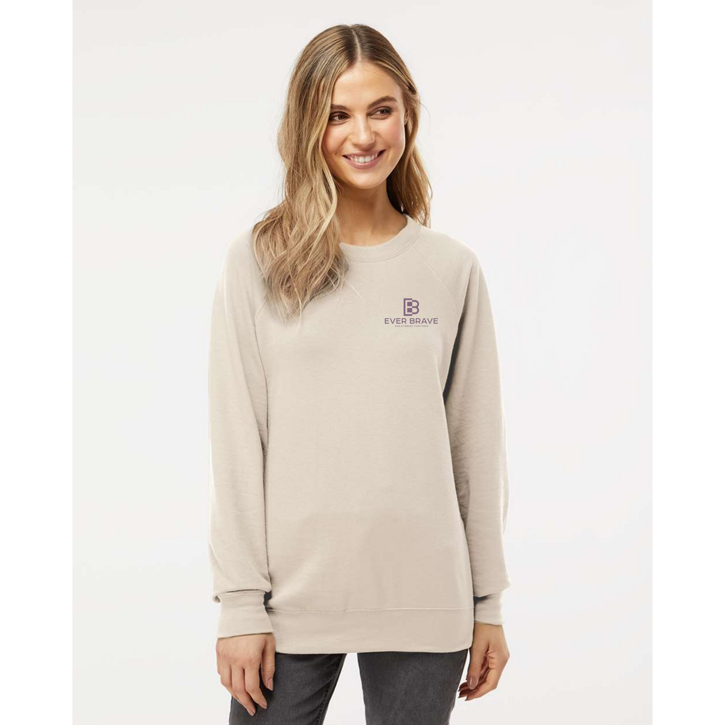 Ever Brave  Light Weight Crewneck Sweatshirt